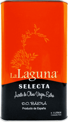 Spedizione Gratuita | Olio d'Oliva Sucesores Hnos. López La Laguna Selecta Coupage — Blend, EVO Extra Vergine D.O. Baena Córdoba Spagna Lattina Speciale 3 L