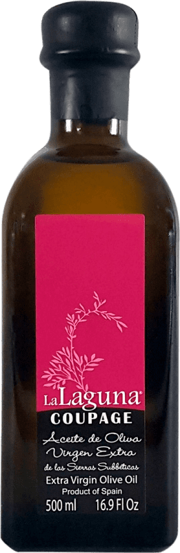 Free Shipping | Olive Oil Sucesores Hnos. López La Laguna Coupage, EVOO Extra Virgin D.O. Baena Córdoba Spain Medium Bottle 50 cl Glass