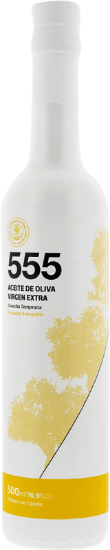 Spedizione Gratuita | Olio d'Oliva Terraverne 555 EVO Extra Vergine Andalusia Spagna Arbequina Bottiglia Medium 50 cl