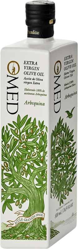 22,95 € | Olive Oil Venchipa O-Med Limited Edition, EVOO Extra Virgin Andalusia Spain Arbequina Medium Bottle 50 cl Glass