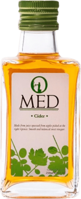 Kostenloser Versand | Essig Venchipa O-Med Katalonien Spanien Kleine Flasche 25 cl Glas Manzana — Apfel, Cider — Apfelwein