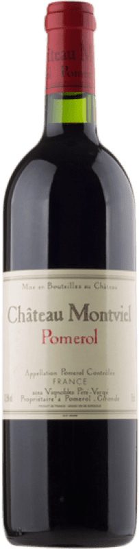 Envío gratis | Vino Tinto Château Montviel A.O.C. Pomerol Burdeos Francia Merlot, Cabernet Sauvignon, Cabernet Franc 75 cl