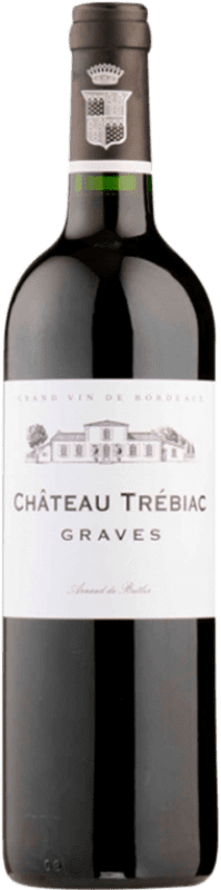 Free Shipping | Red Wine Vignobles de Butler. Château Trébiac A.O.C. Graves Bordeaux France Merlot, Cabernet Sauvignon 75 cl