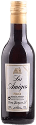 11,95 € Free Shipping | Fortified wine Pérez Barquero Los Amigos Fino D.O. Montilla-Moriles Small Bottle 18 cl