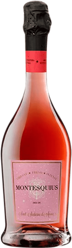 Бесплатная доставка | Розовое игристое Cava Montesquius 1918 Rosé Экстра-Брут Резерв D.O. Cava Каталония Испания Monastrell, Pinot Black, Trepat 75 cl