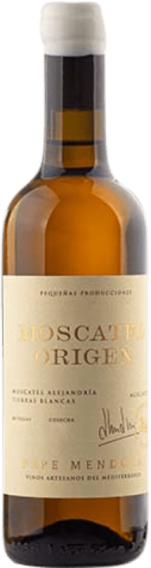 38,95 € Бесплатная доставка | Сладкое вино Pepe Mendoza Origen D.O. Alicante Полубутылка 37 cl