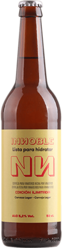 Envio grátis | Caixa de 12 unidades Cerveja Innoble República Checa Garrafa Medium 50 cl