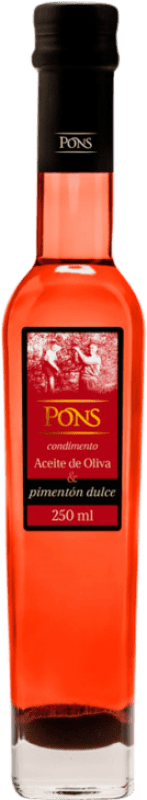 10,95 € Spedizione Gratuita | Olio d'Oliva Clos Pons Bottiglietta 25 cl Dulce — Dolce, Pimentón — Paprica