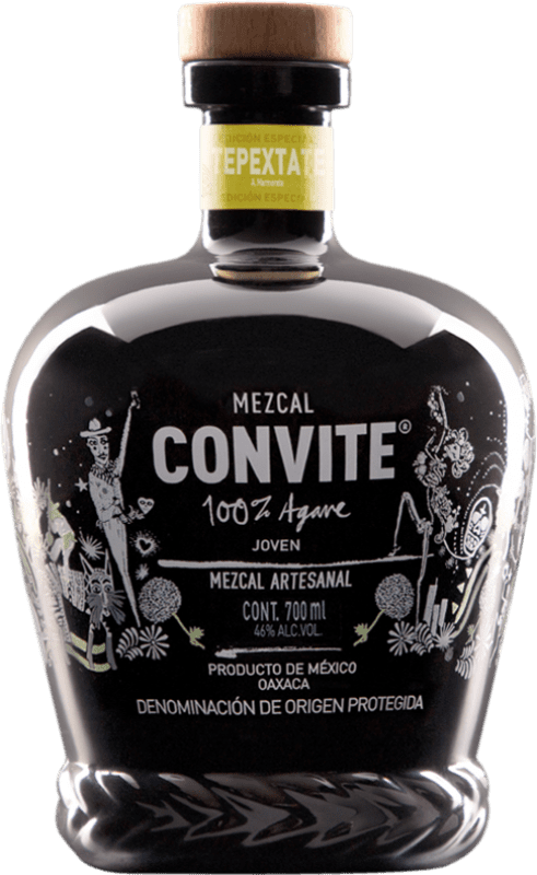 Бесплатная доставка | Мескаль Convite Tepextate Мексика 70 cl