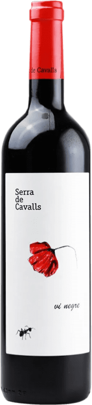 Бесплатная доставка | Красное вино Serra de Cavalls D.O. Terra Alta Каталония Испания Merlot, Syrah, Grenache 75 cl