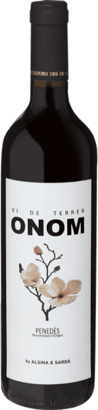 4,95 € | Красное вино Alsina Sardà Onom D.O. Penedès Каталония Испания Tempranillo — Темпранильо, Merlot — Мерло, Cabernet Sauvignon — Каберне Совиньон 75 cl