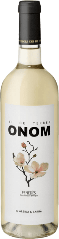 4,95 € | Vinho branco Alsina Sardà Onom Blanc D.O. Penedès Catalunha Espanha Macabeo, Xarel·lo, Parellada 75 cl