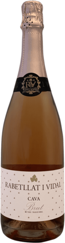 送料無料 | ロゼスパークリングワイン Ca N'Estella Rabetllat i Vidal Rosat Brut D.O. Cava スペイン Grenache, Trepat 75 cl