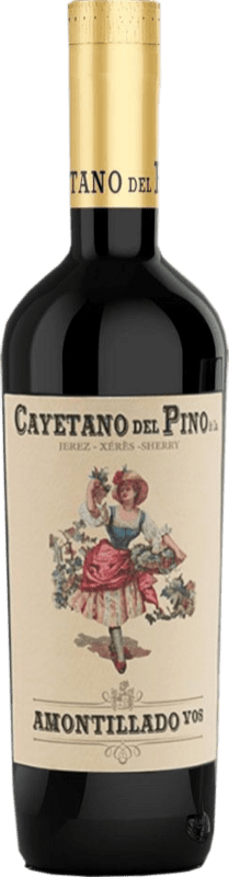 39,95 € | 強化ワイン Cayetano del Pino Amontillado VOS D.O. Manzanilla-Sanlúcar de Barrameda スペイン Palomino Fino 特別なボトル 5 L