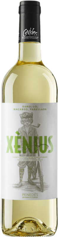 Kostenloser Versand | Weißwein Covides Xènius D.O. Penedès Katalonien Spanien Macabeo, Xarel·lo, Parellada 75 cl