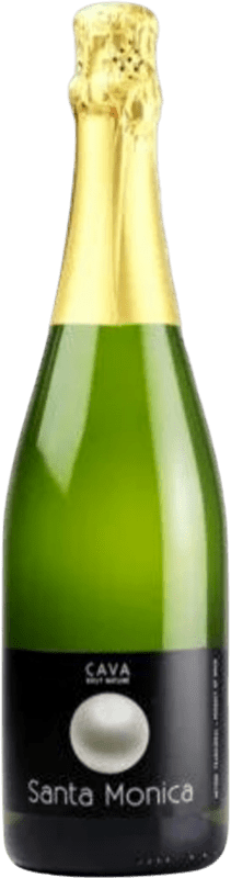 5,95 € | Blanc mousseux Bardinet Santa Mónica Brut Nature D.O. Cava Espagne Macabeo, Xarel·lo, Parellada 75 cl