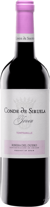 7,95 € Spedizione Gratuita | Vino rosso Frutos Villar Conde Siruela Giovane D.O. Ribera del Duero