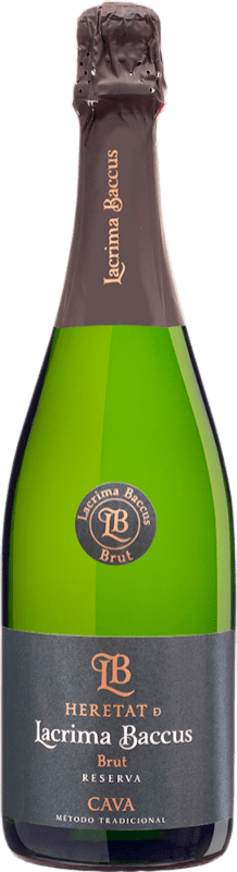 Envoi gratuit | Blanc mousseux Lavernoya Lacrima Baccus Heretat Brut D.O. Cava Espagne Macabeo, Xarel·lo, Parellada 75 cl