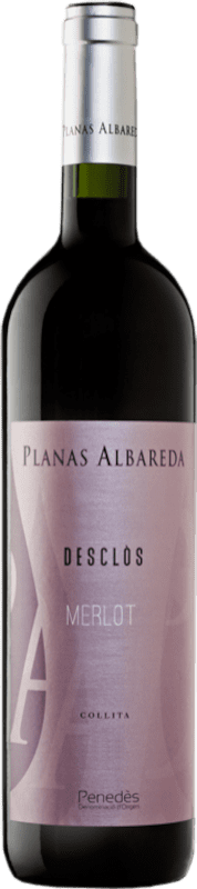 Бесплатная доставка | Красное вино Planas Albareda Desclòs D.O. Penedès Каталония Испания Merlot 75 cl