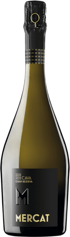 Envio grátis | Espumante Branco Molí Parellada Mercat Brut Nature — Bruto Natural Grande Reserva D.O. Cava Espanha Macabeo, Xarel·lo 75 cl