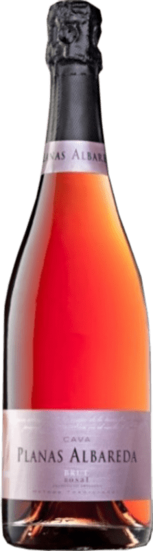 Envio grátis | Espumante rosé Planas Albareda Rosat Brut D.O. Cava Espanha Trepat 75 cl