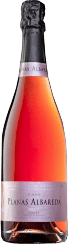 Free Shipping | Rosé Sparkling Wine Planas Albareda Brut D.O. Cava Spain Trepat 75 cl