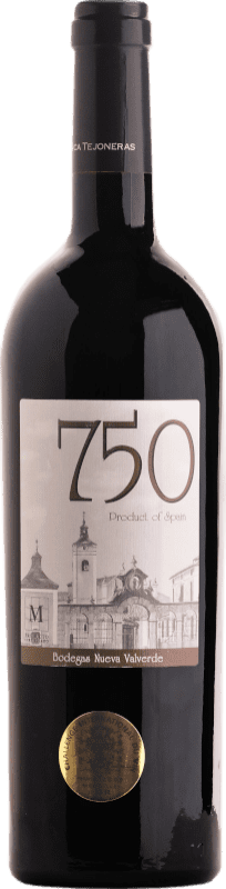31,95 € | 赤ワイン Nueva Valverde 750 D.O. Vinos de Madrid マドリッドのコミュニティ スペイン Merlot, Syrah, Cabernet Sauvignon 75 cl