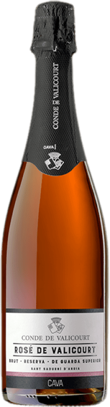 12,95 € | Espumoso rosado Conde de Valicourt Rosé Brut Reserva D.O. Cava España Garnacha, Pinot Negro 75 cl