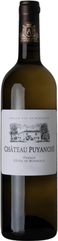 Бесплатная доставка | Белое вино Arbo Château Puyanché A.O.C. Côtes de Bordeaux Бордо Франция Sauvignon White, Sémillon 75 cl