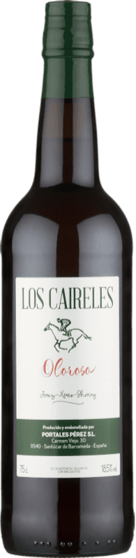 Envío gratis | Vino Generoso Fortificado Portales Pérez. Los Caireles Oloroso D.O. Jerez-Xérès-Sherry Andalucía España Palomino Fino 75 cl