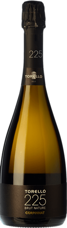 33,95 € | White Sparkling Wine Torelló 225 Brut Nature Corpinnat Spain Macabeo, Xarel·lo, Parellada 75 cl