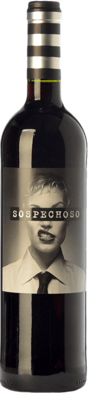 107,95 € Бесплатная доставка | Красное вино Uvas Felices Sospechoso I.G.P. Vino de la Tierra de Castilla Специальная бутылка 5 L