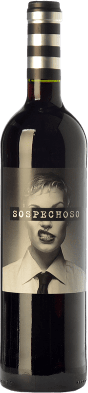 118,95 € | Vino tinto Uvas Felices Sospechoso I.G.P. Vino de la Tierra de Castilla España Tempranillo, Tinta de Toro Botella Especial 5 L