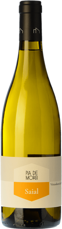 Envoi gratuit | Vin blanc Pla de Morei Saial Catalogne Espagne Grenache Blanc, Chardonnay, Incroccio Manzoni 75 cl