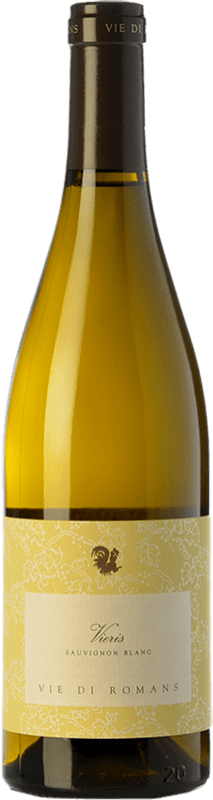 Envoi gratuit | Vin blanc Vie di Romans Vieris D.O.C. Friuli Isonzo Frioul-Vénétie Julienne Italie Sauvignon Blanc 75 cl