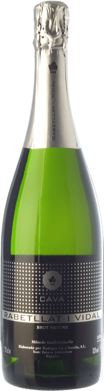 23,95 € 免费送货 | 白起泡酒 Ca N'Estella Rabetllat i Vidal Brut Nature D.O. Cava 瓶子 Magnum 1,5 L