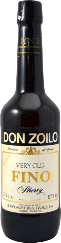 Free Shipping | Fortified wine Williams & Humbert Don Zoilo Fino 1990's Collector's Specimen Spain Half Bottle 37 cl