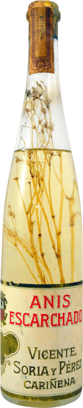 Free Shipping | Aniseed Liqueur Vicente Soria y Pérez. 1960's Escarchado — Frosted Spain Cariñena — Carignan 75 cl Collector's Item Not for Consumption