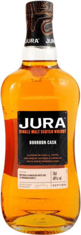 Envoi gratuit | Single Malt Whisky Isle of Jura Bourbon Cask Royaume-Uni 70 cl