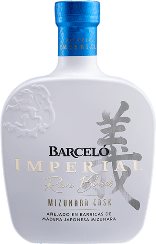 97,95 € Free Shipping | Rum Barceló Rare, Imperial, Blend, Japanese Mizunara Oak Cask