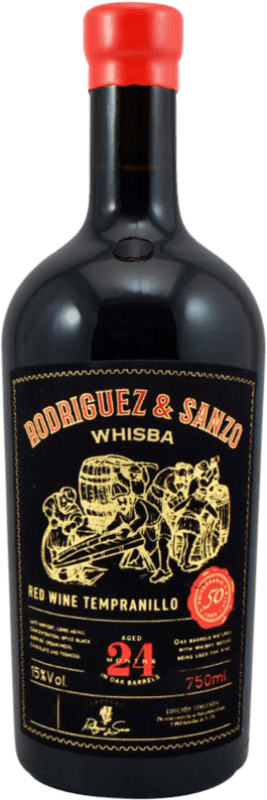 Free Shipping | Red wine Rodríguez & Sanzo Whisba 24 Meses I.G.P. Vino de la Tierra de Castilla y León Castilla y León Spain Tempranillo 75 cl