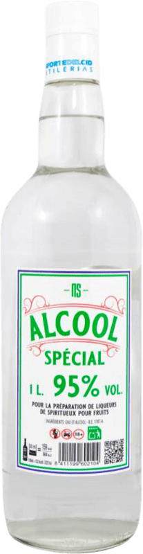 Envio grátis | Aguardente Orujo Monforte del Cid. Alcool Special Alcohol Alimentario 95º Espanha 1 L