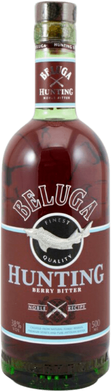 17,95 € Бесплатная доставка | Травяной ликёр Mariinsk Beluga Hunting Berry Bitter бутылка Medium 50 cl