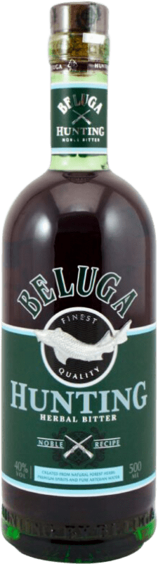 19,95 € | Kräuterlikör Mariinsk Beluga Hunting Russland Medium-Flasche 50 cl Bitter, Herbal — Kräuter