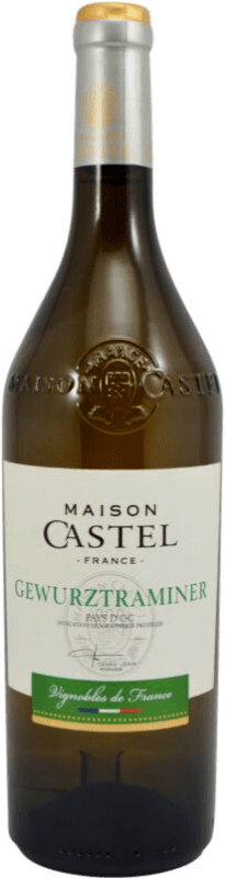 Envoi gratuit | Vin blanc Maison Castel I.G.P. Vin de Pays d'Oc France Gewürztraminer 75 cl