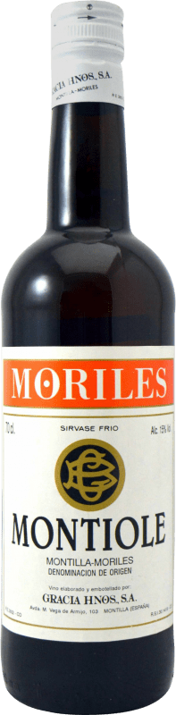 19,95 € Kostenloser Versand | Verstärkter Wein Hermanos Gracia Montiole 1990's Sammlerexemplar D.O. Montilla-Moriles