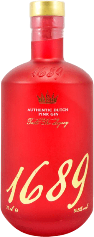 Бесплатная доставка | Джин 1689 Gin. Authentic Dutch Pink Нидерланды 70 cl