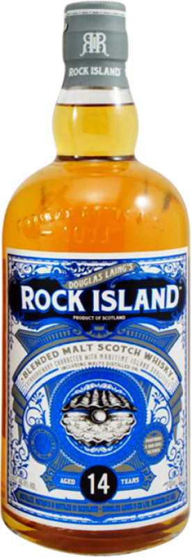 72,95 € Envio grátis | Whisky Blended Douglas Laing's Rock Island Sherry Edição Limitada 14 Anos