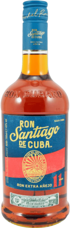 Envoi gratuit | Rhum Cuba Ron Santiago de Cuba Extra Añejo Cuba 11 Ans 70 cl