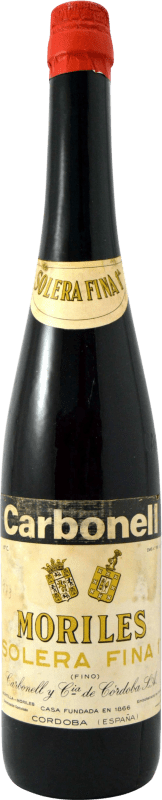 Envoi gratuit | Vin fortifié Carbonell Solera Fina 1ª 1970's Spécimen de Collection D.O. Montilla-Moriles Espagne 75 cl